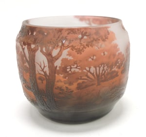 D' Argenthal French cameo art glass