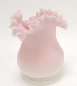 Webb peachblow 5 1/4" vase with