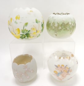 Lot of 4 rose bowls,