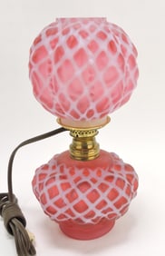 LG Wright cranberry satin opalescent