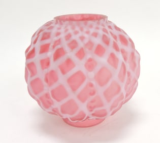 LG Wright cranberry satin opalescent