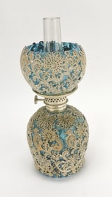 Blue snowflake opalescent miniature