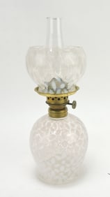 Clear snowflake opalescent miniature