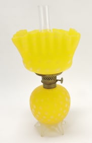 Yellow satin raindrops miniature