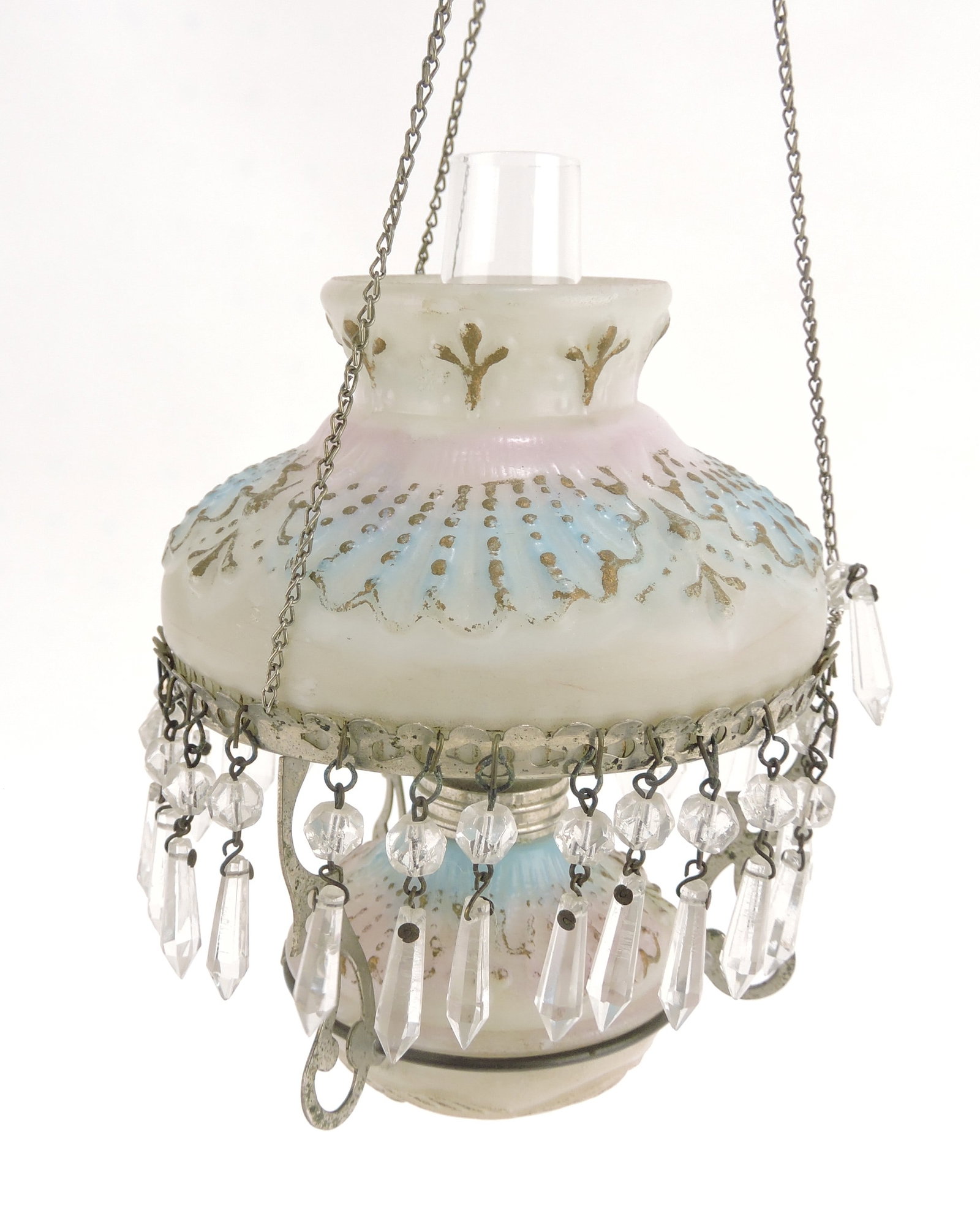 Victorian miniature hanging lamp,: Smith p122 fig 248