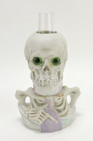 RARE bisque figural skeleton