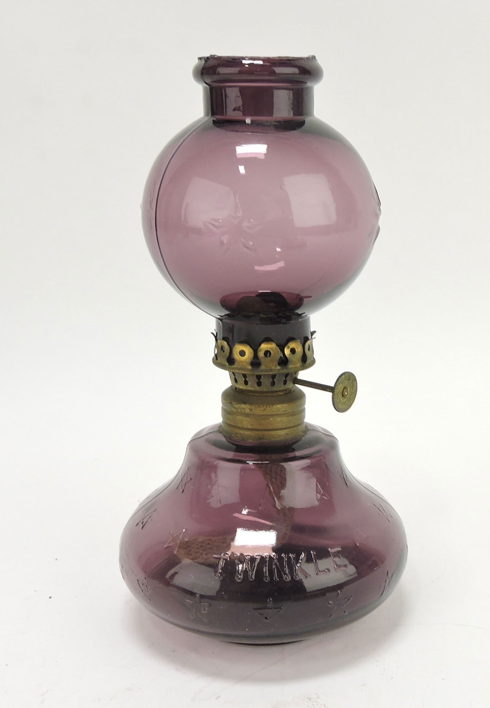 Twinkle amethyst glass miniature (1 of 1)