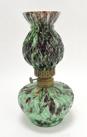 Beaded swirl end of the day spatter