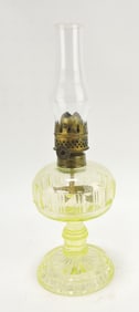 Vaseline uranium glass miniature