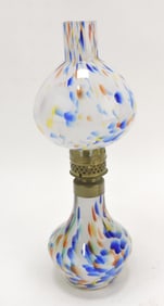 End of the day spatter glass miniature