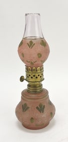 Miniature oil lamp, 7 1/2"