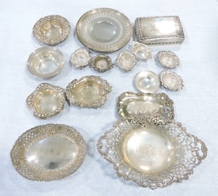 Sterling silver lot of 16 pieces,