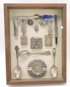 Frame of note pads, lipstick case,