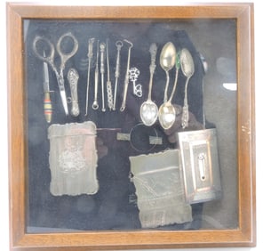 Sterling silver frame of cigarette