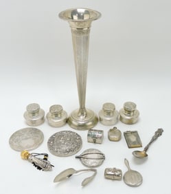 Sterling silver lot of assorted items,