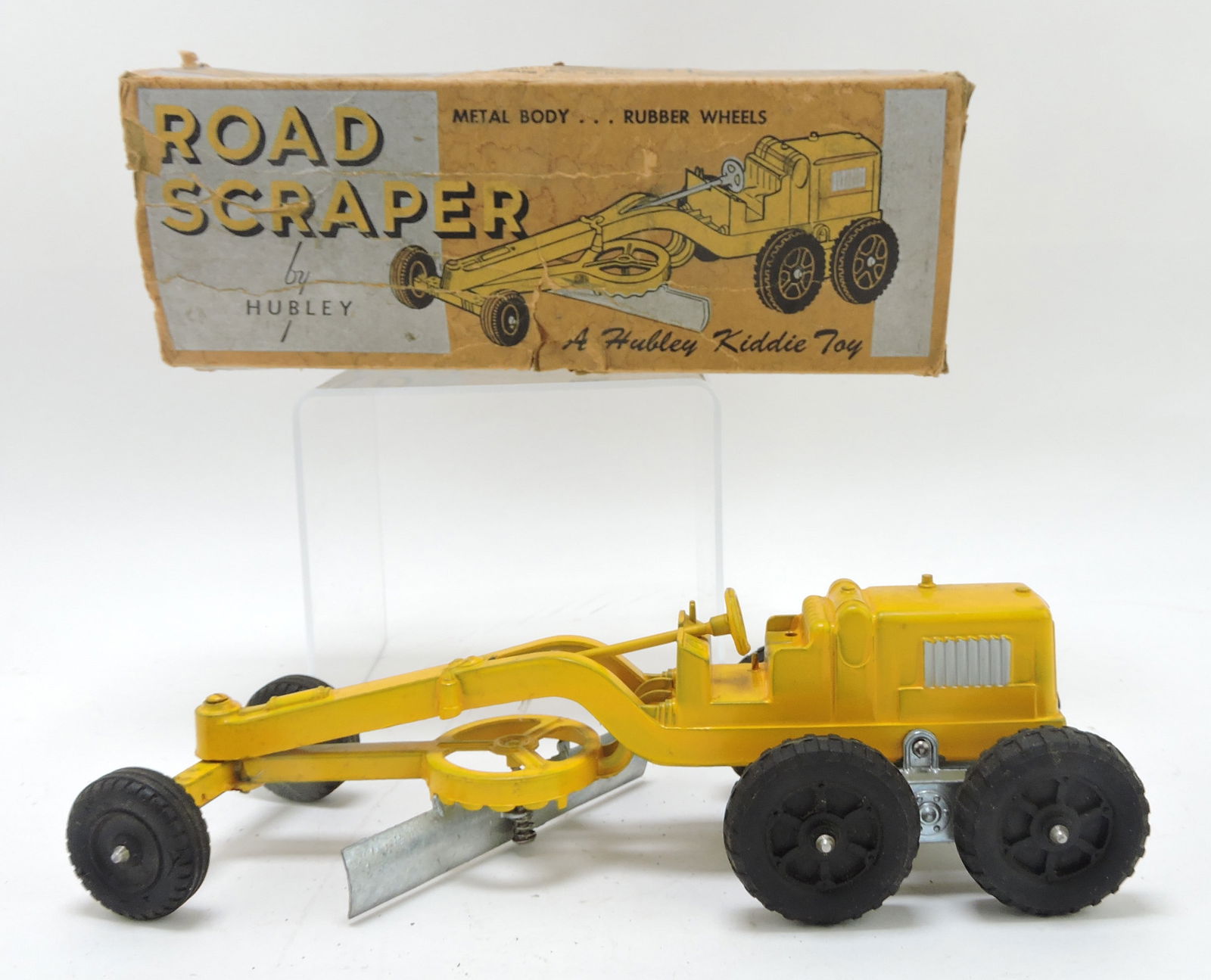 Hubley road scraper with original box 11" (1 of 1)