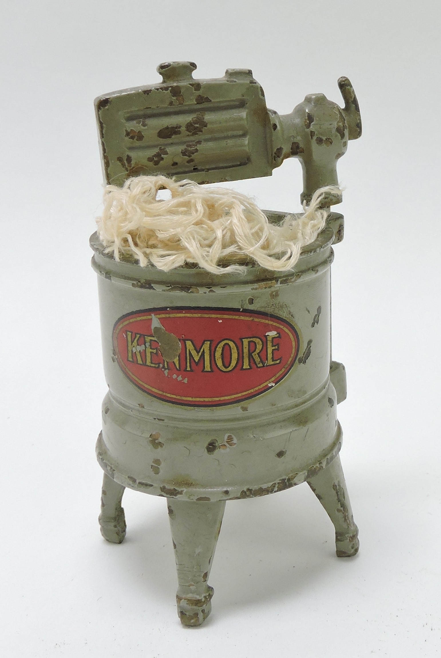 Cast brass Kenmore doll house wringer (1 of 1)