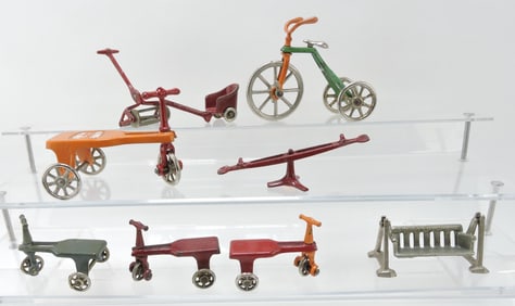 Kilgore and other cast iron doll house