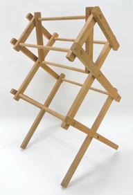 Child's wooden collapsible clothes