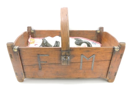 Early primitive 'slave cradle' with
