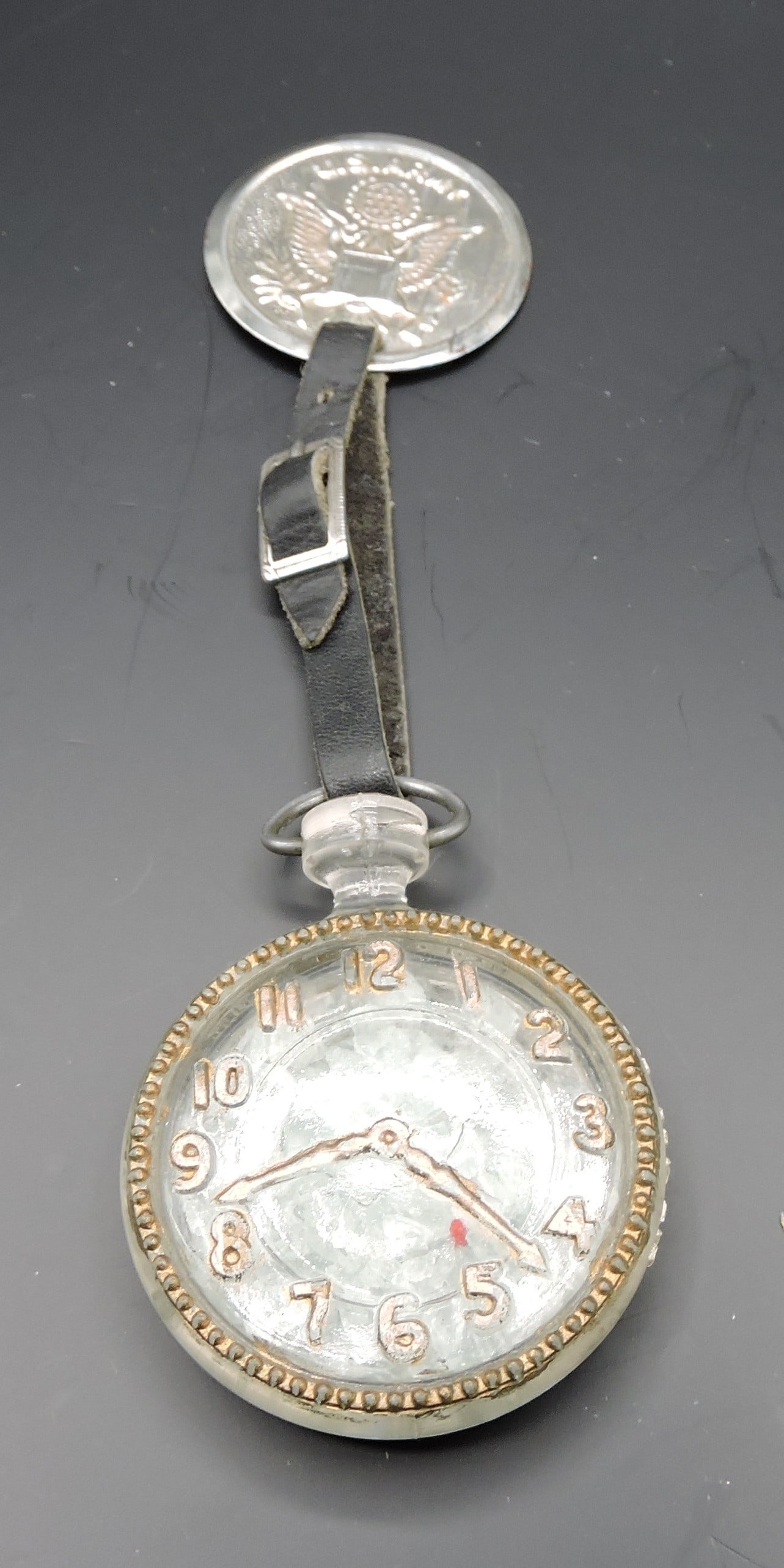 Pocket watch with fob glass candy (1 of 1)