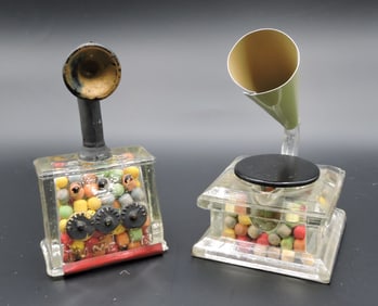 Radio and phonograph glass candy