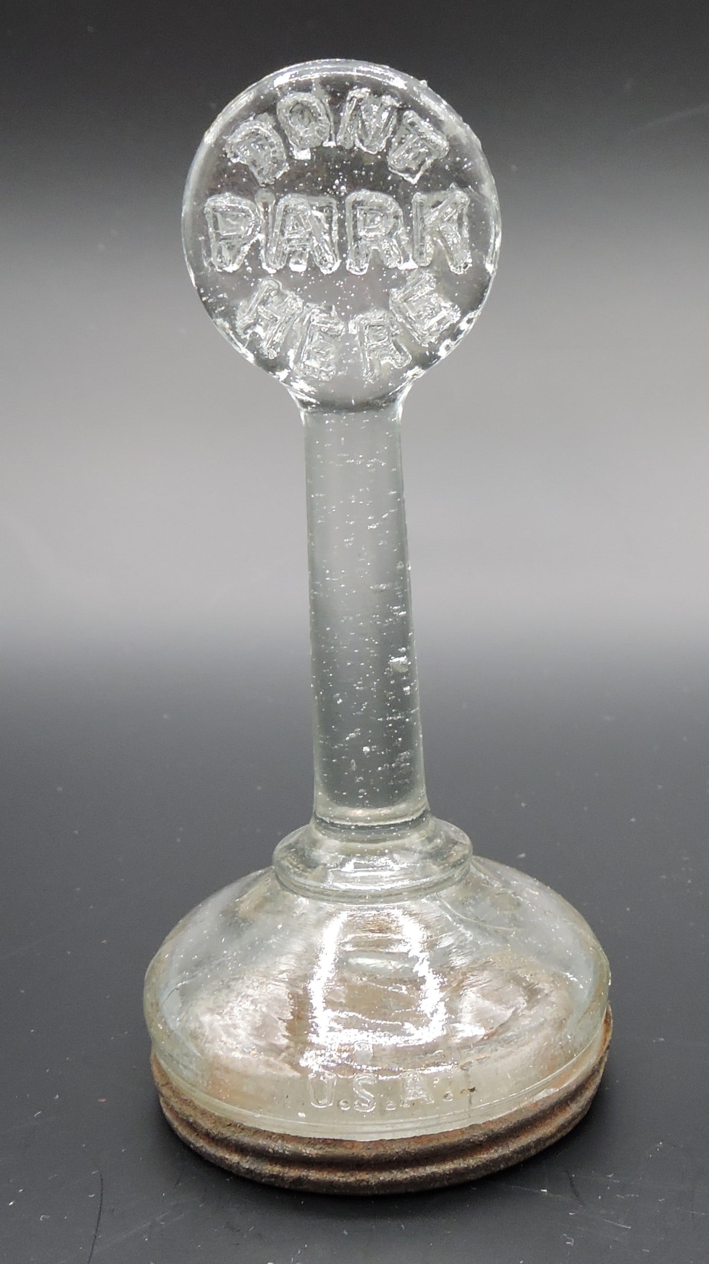 'Do Not Park Here' glass candy (1 of 1)