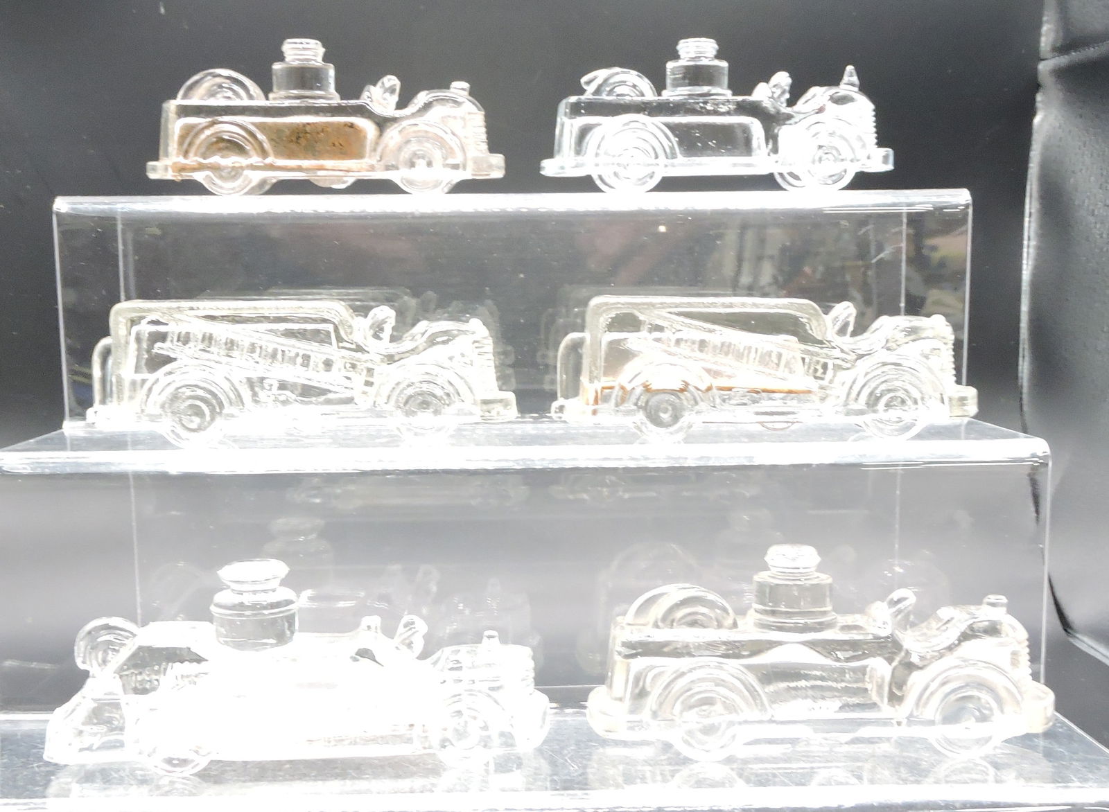 Lot of 6 fire engine glass candy (1 of 1)