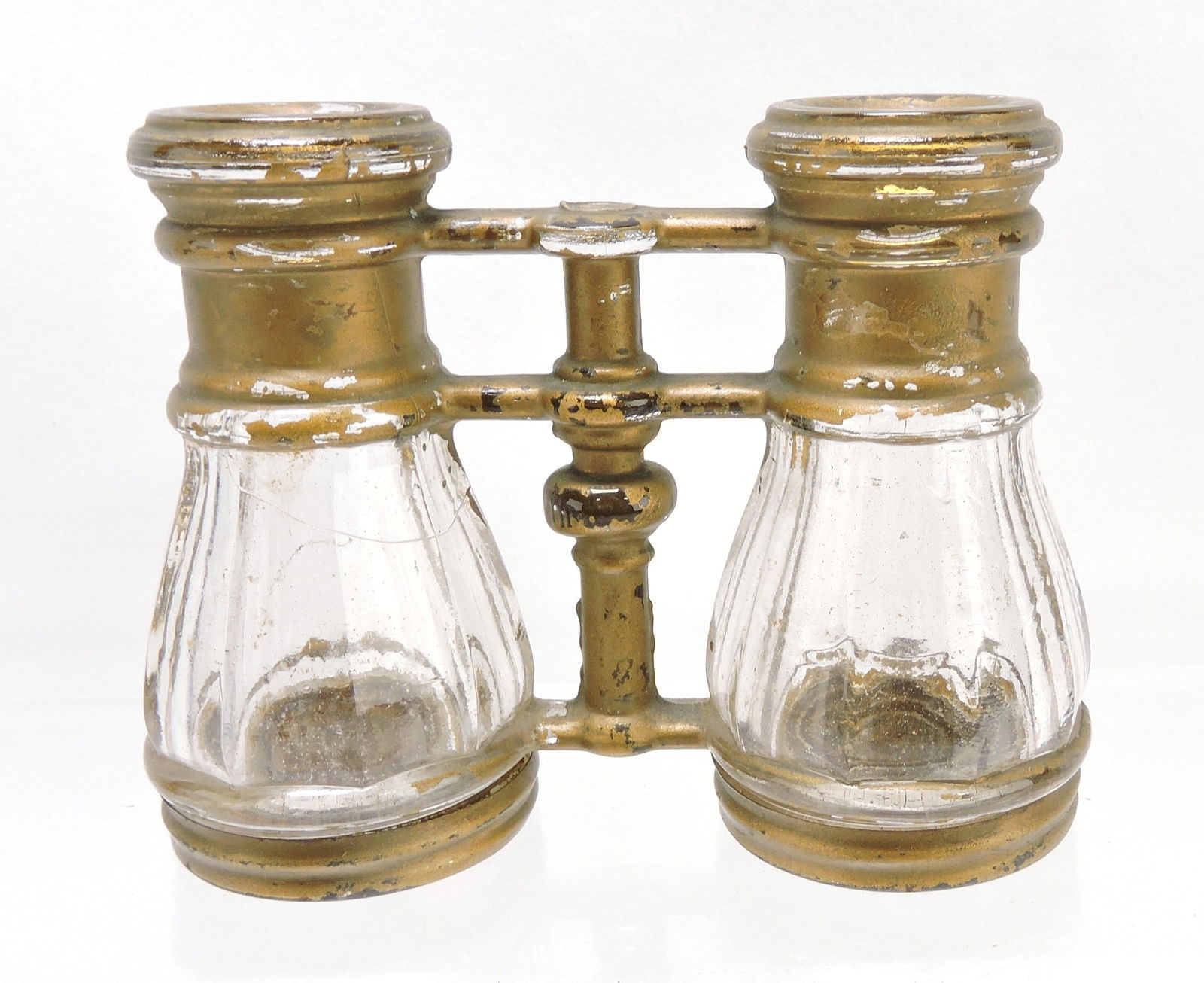 Opera glasses glass candy container, (1 of 2)