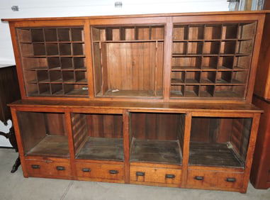 Large oak post office/general store