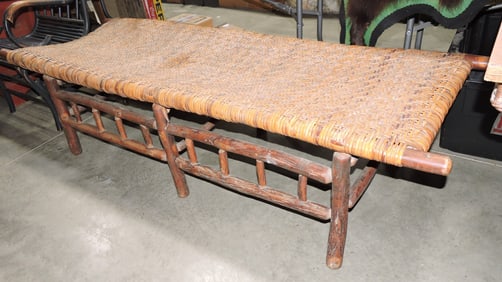 Old Hickory chaise/daybed,