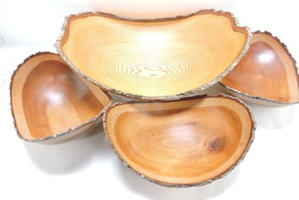 Lot of 4 cherry and red oak