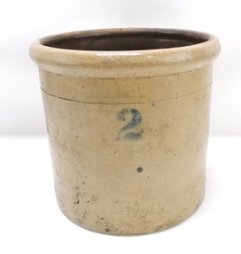 2 gallon stoneware crock,