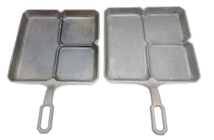 Griswold cast iron lot of 2 Colonial