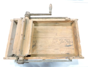 Wood primitive grain grinder,