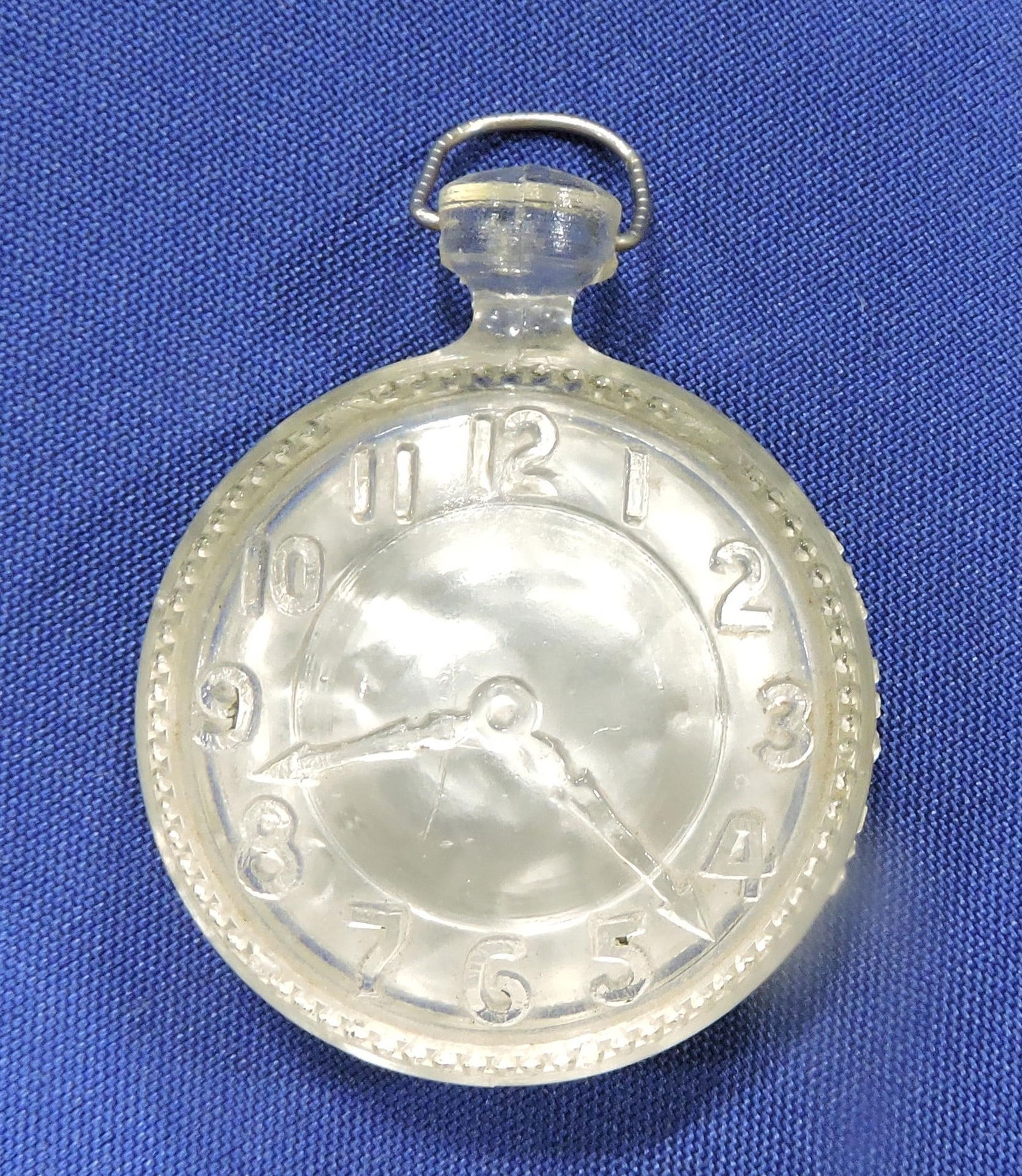 Glass pocket watch candy container (1 of 1)