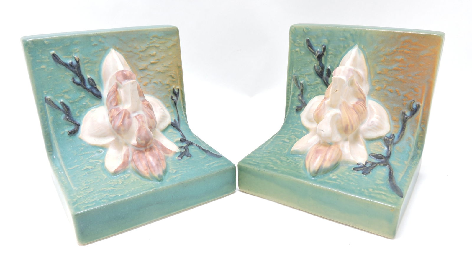 Roseville green magnolia pair of (1 of 1)