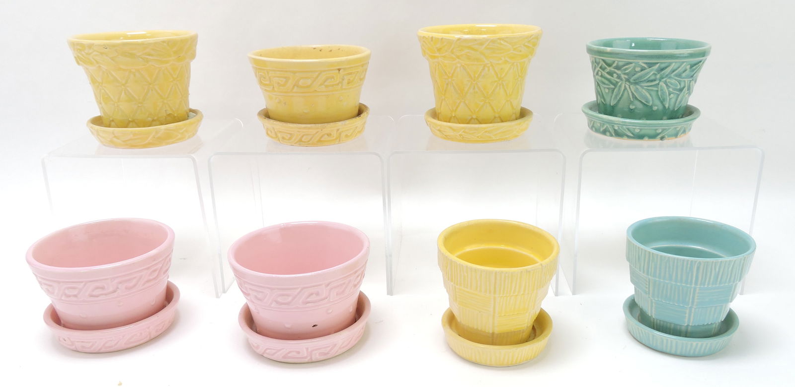 McCoy lot of 8 pieces, 2 3/4" to 3 1/2" (1 of 1)