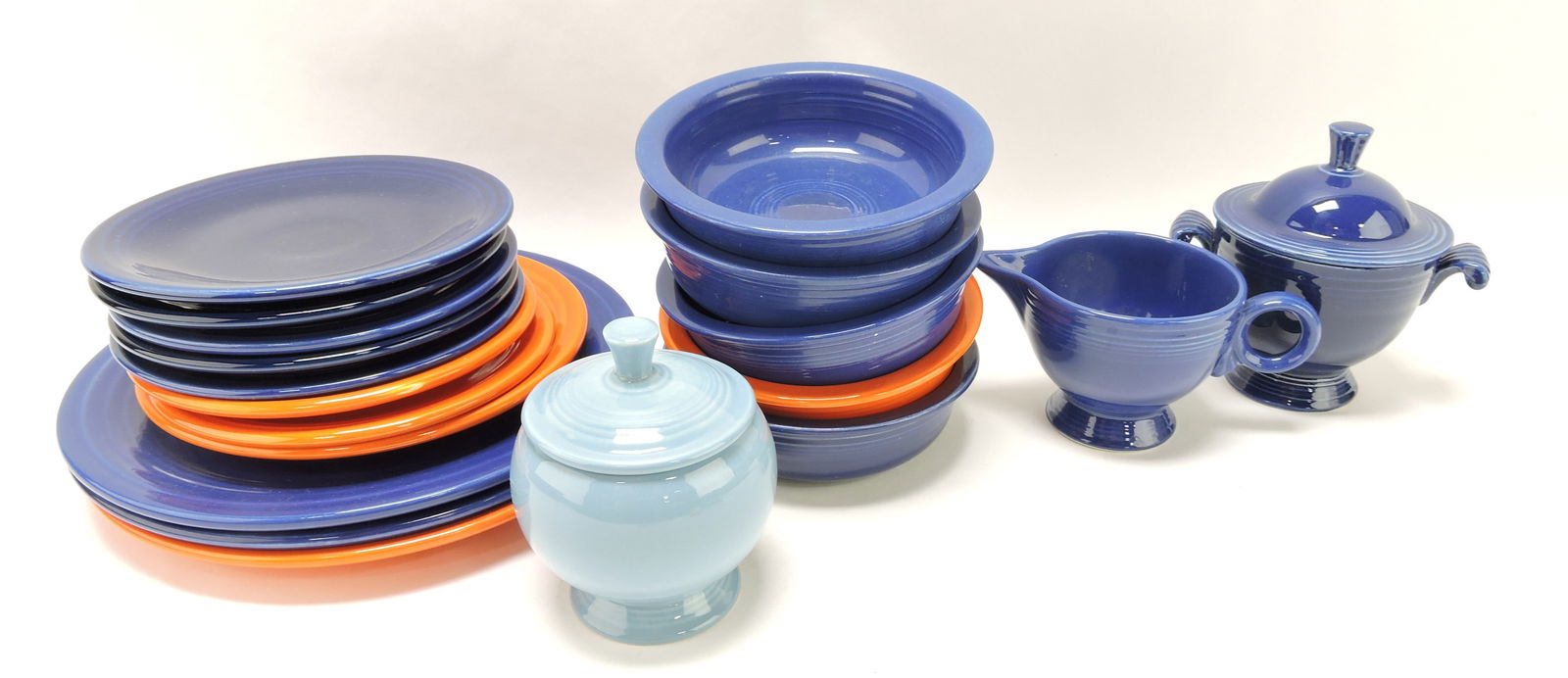 Vintage Fiesta lot: 3 - 9" plates, (1 of 1)