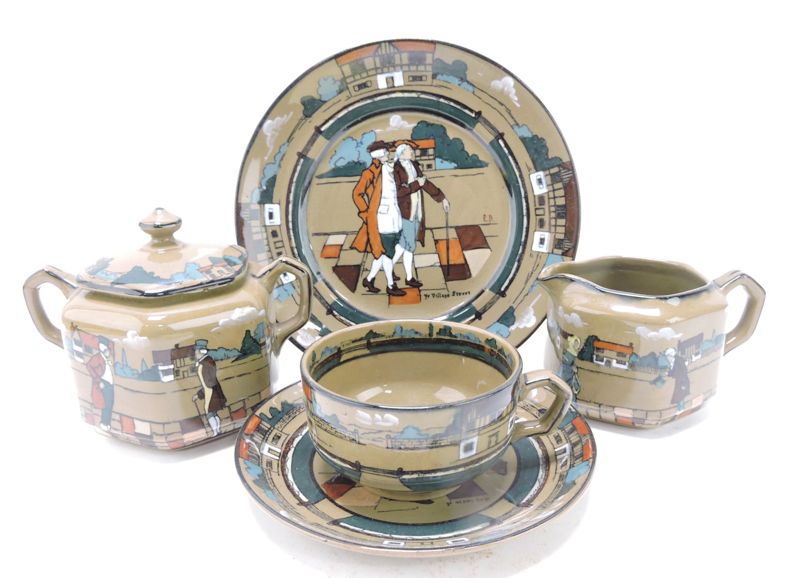 Buffalo Pottery Deldareware lot of (1 of 1)