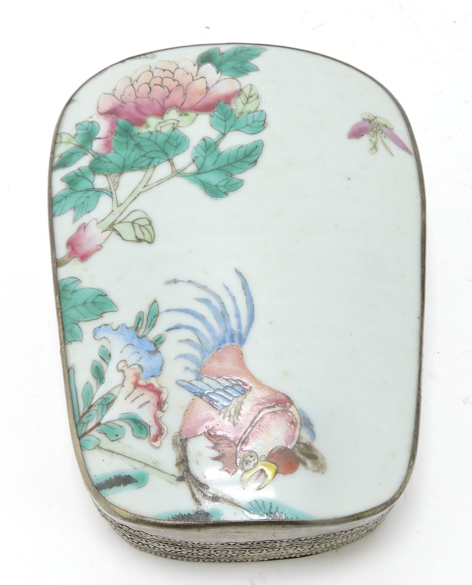 Oriental porcelain and brass covered (1 of 1)