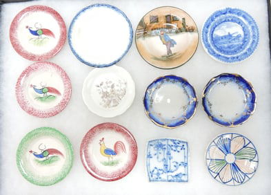 Lot of 12 butter pats including