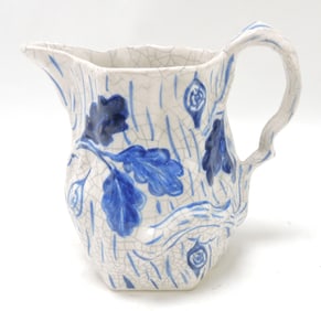 Dedham Pottery 'Oak Block' pitcher,
