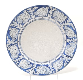 Dedham Pottery 10" plate,