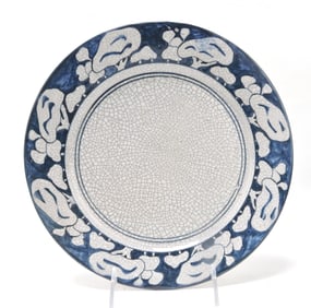 Dedham Pottery 10" plate,
