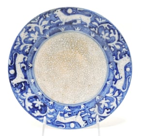 Dedham Pottery 8" plate,