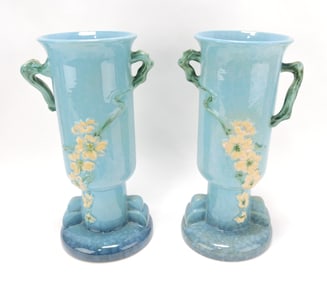 Roseville WInecraft blue pair of