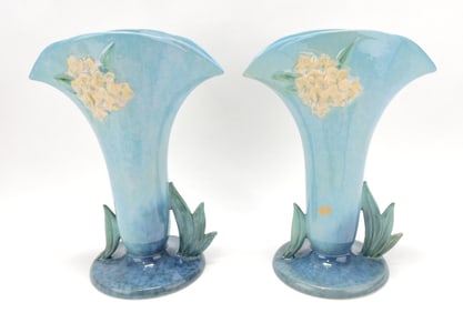 Roseville WInecraft blue pair of