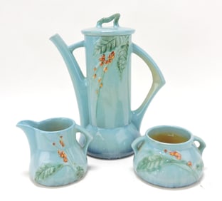 Roseville WInecraft blue 3 piece