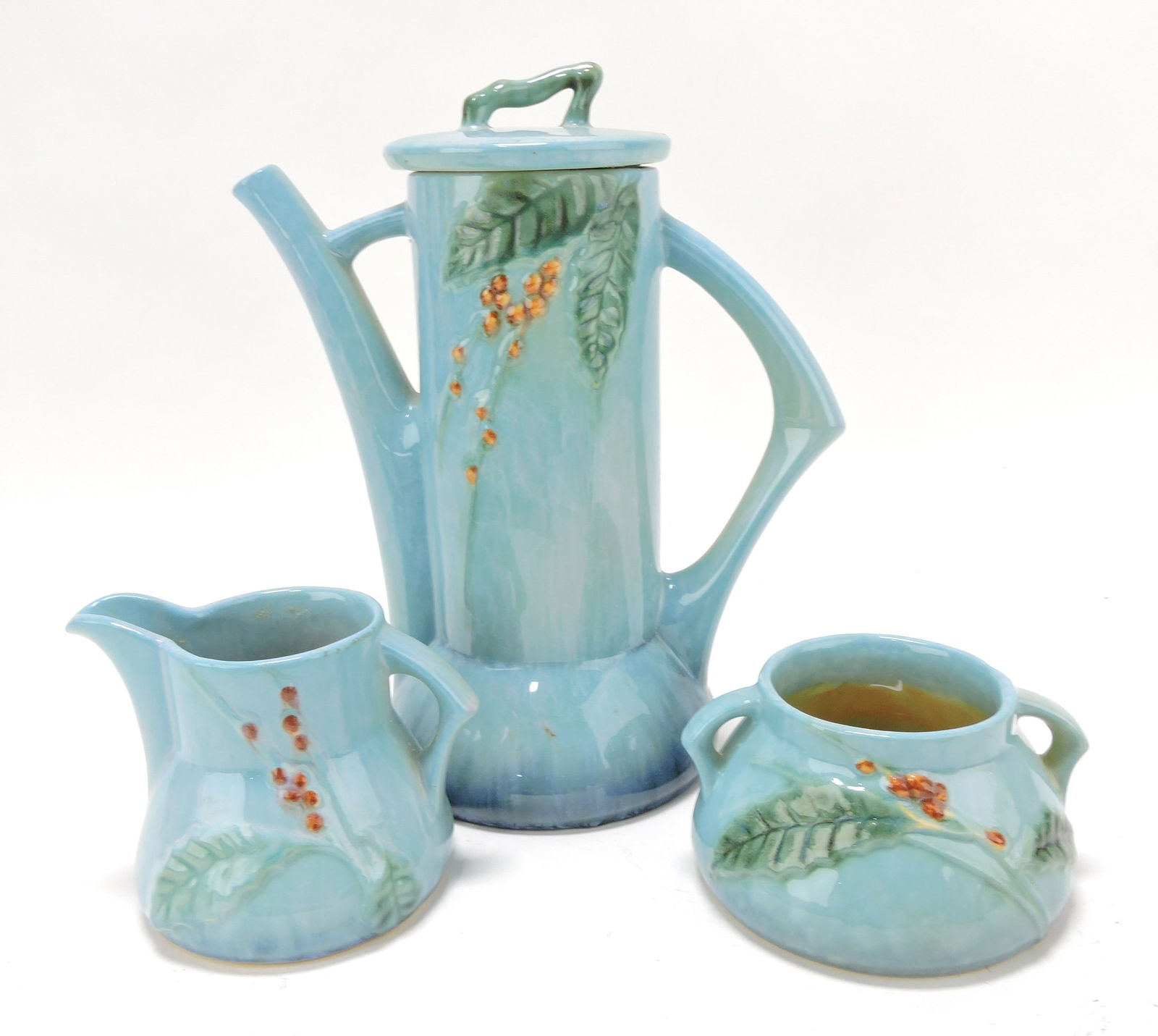 Roseville WInecraft blue 3 piece (1 of 1)